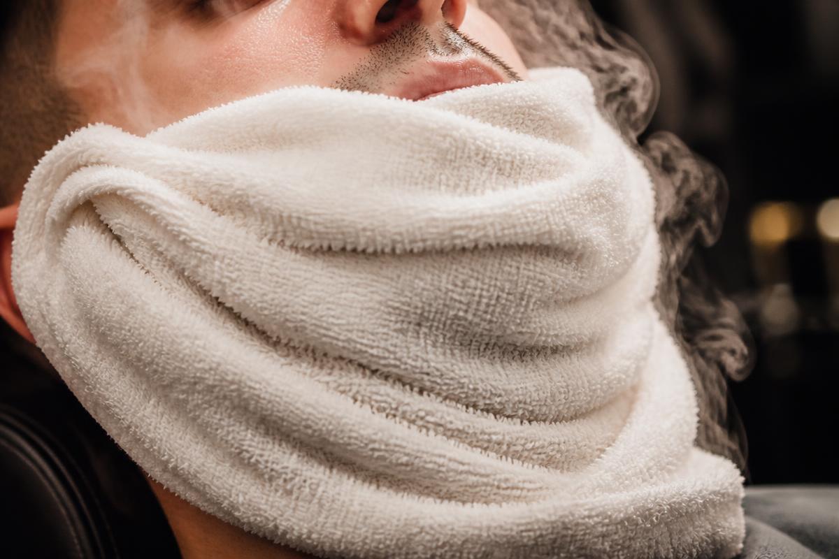 Hot Towel Straight Razor Shave