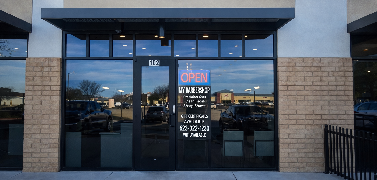 My Barbershop storefront in Surprise, AZ